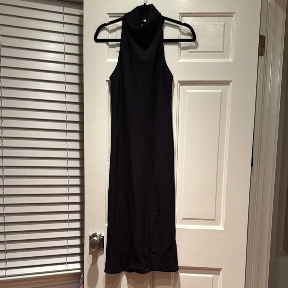 Amanda Uprichard Cowl Neck Midi Dress